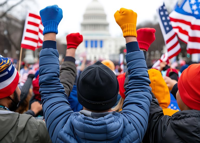 vibrant-image-diverse-crowd-holding-us-flags-election-rally-with-us