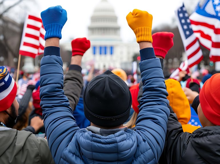 vibrant-image-diverse-crowd-holding-us-flags-election-rally-with-us